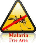 Malaria free area